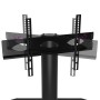 Eck-TV-Möbel mit 3 Ebenen für 32-70 Zoll in Schwarz-Silber. von , TV-Möbel - Ref: Foro24-358176, Preis: 137,47 €, Rabatt: %