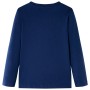 Camiseta infantil de manga larga azul marino 140 de , Camisetas para niños - Ref: Foro24-13258, Precio: 11,60 €, Descuento: %