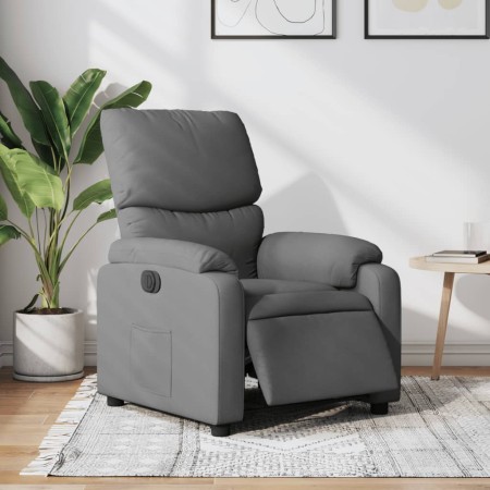 Sillón reclinable eléctrico de tela gris oscuro de , Sillones - Ref: Foro24-3204801, Precio: 291,09 €, Descuento: %
