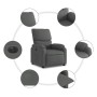 Sillón reclinable eléctrico de tela gris oscuro de , Sillones - Ref: Foro24-3204801, Precio: 291,09 €, Descuento: %
