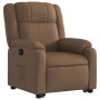 Sillón reclinable elevable de tela marrón de , Sillones - Ref: Foro24-3205206, Precio: 306,71 €, Descuento: %