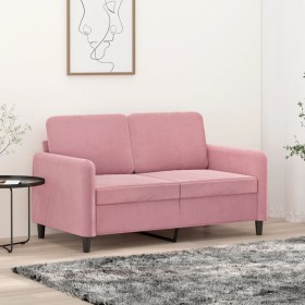 2-seater pink velvet sofa 120 cm by , Sofas - Ref: Foro24-359435, Price: 248,78 €, Discount: %