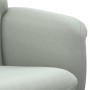 Light gray velvet recliner with footrest by , Armchairs - Ref: Foro24-356689, Price: 178,52 €, Discount: %