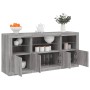 Sideboard mit LED-Lichtern in Sonoma-Grau 142,5x37x67 cm von , Sideboards - Ref: Foro24-3209070, Preis: 178,93 €, Rabatt: %