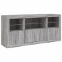 Sideboard mit LED-Lichtern in Sonoma-Grau 142,5x37x67 cm von , Sideboards - Ref: Foro24-3209070, Preis: 178,93 €, Rabatt: %