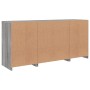 Sideboard mit LED-Lichtern in Sonoma-Grau 142,5x37x67 cm von , Sideboards - Ref: Foro24-3209070, Preis: 178,93 €, Rabatt: %