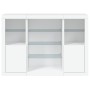 Vitrinen mit LED-Lichtern, 3-teilig, aus weißem Ingenieurholz. von , Sideboards - Ref: Foro24-3209128, Preis: 223,98 €, Rabat...
