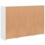 Vitrinen mit LED-Lichtern, 3-teilig, aus weißem Ingenieurholz. von , Sideboards - Ref: Foro24-3209128, Preis: 223,98 €, Rabat...