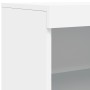 Vitrinen mit LED-Lichtern, 3-teilig, aus weißem Ingenieurholz. von , Sideboards - Ref: Foro24-3209128, Preis: 223,98 €, Rabat...