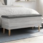 Bank mit Stauraum aus grauem Sonoma-Ingenieurholz 102x42x46 cm. von , Bänke für Hallen und Lager - Ref: Foro24-835087, Preis:...