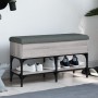 Bank Schuhmacher aus grauem Sonoma-Ingenieurholz 82x32x45 cm von , Bänke für Hallen und Lager - Ref: Foro24-835175, Preis: 66...