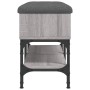 Bank Schuhmacher aus grauem Sonoma-Ingenieurholz 82x32x45 cm von , Bänke für Hallen und Lager - Ref: Foro24-835175, Preis: 66...