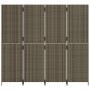 Vierschirm Paravent aus grauem synthetischem Rattan von , Raumteiler - Ref: Foro24-365346, Preis: 186,41 €, Rabatt: %