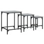Stapelbare Couchtische, 3-teilig, aus grauem Sonoma-Ingenieurholz. von , Couchtisch - Ref: Foro24-838931, Preis: 41,68 €, Rab...