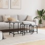 Stapelbare Couchtische, 3-teilig, aus grauem Sonoma-Ingenieurholz. von , Couchtisch - Ref: Foro24-838931, Preis: 41,68 €, Rab...