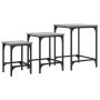 Stapelbare Couchtische, 3-teilig, aus grauem Sonoma-Ingenieurholz. von , Couchtisch - Ref: Foro24-838931, Preis: 41,68 €, Rab...