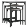Stapelbare Couchtische, 3-teilig, aus grauem Sonoma-Ingenieurholz. von , Couchtisch - Ref: Foro24-838931, Preis: 41,68 €, Rab...