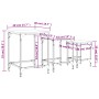 Stapelbare Couchtische, 3-teilig, aus grauem Sonoma-Ingenieurholz. von , Couchtisch - Ref: Foro24-838931, Preis: 41,68 €, Rab...