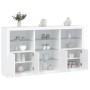 Sideboard mit weißen LED-Lichtern 181,5x37x100 cm von , Sideboards - Ref: Foro24-3209177, Preis: 237,68 €, Rabatt: %