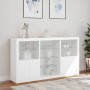 Sideboard mit weißen LED-Lichtern 181,5x37x100 cm von , Sideboards - Ref: Foro24-3209177, Preis: 237,68 €, Rabatt: %