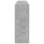 Sideboard with LED lights in concrete gray 181.5x37x100 cm by , Sideboards - Ref: Foro24-3209180, Price: 203,81 €, Discount: %