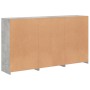 Sideboard with LED lights in concrete gray 181.5x37x100 cm by , Sideboards - Ref: Foro24-3209180, Price: 203,81 €, Discount: %