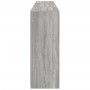 Sideboard with Sonoma grey LED lights 202x37x100 cm by , Sideboards - Ref: Foro24-3209161, Price: 330,68 €, Discount: %