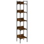 Bücherregal mit 5 Regalen aus geräucherter Eiche, 35x30x174 cm. von , Bücherregale und Regale - Ref: Foro24-838855, Preis: 56...