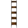 Bookcase with 5 smoked oak wood shelves 35x30x174 cm by , Bookcases and shelves - Ref: Foro24-838855, Price: 57,60 €, Discoun...