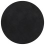 Soft washable short hair black HUARTE carpet Ø 120 cm by , Rugs - Ref: Foro24-375124, Price: 58,89 €, Discount: %