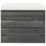 Gartenhocker aus Paletten mit Kissen aus Kiefernholz von vidaXL, Modulare Sofas für den Außenbereich - Ref: Foro24-3061697, P...