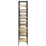 Regal aus Sonoma-Eichen-Ingenieurholz 160x28,5x136,5 cm von , Bücherregale und Regale - Ref: Foro24-838874, Preis: 103,39 €, ...