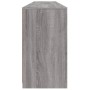 Sideboard with Sonoma grey LED lights 181.5x37x67 cm by , Sideboards - Ref: Foro24-3209007, Price: 253,13 €, Discount: %