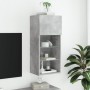 TV-Möbel mit LED-Lichtern in Betongrau, 40,5x30x90 cm. von , TV-Möbel - Ref: Foro24-837049, Preis: 58,66 €, Rabatt: %