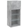 TV-Möbel mit LED-Lichtern in Betongrau, 40,5x30x90 cm. von , TV-Möbel - Ref: Foro24-837049, Preis: 58,66 €, Rabatt: %