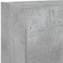 TV-Möbel mit LED-Lichtern in Betongrau, 40,5x30x90 cm. von , TV-Möbel - Ref: Foro24-837049, Preis: 58,66 €, Rabatt: %