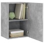Wand-TV-Möbel 2 Stück aus Holz in Grau-Betonoptik 40,5x30x60 cm von , TV-Möbel - Ref: Foro24-836917, Preis: 74,90 €, Rabatt: %