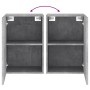 Wand-TV-Möbel 2 Stück aus Holz in Grau-Betonoptik 40,5x30x60 cm von , TV-Möbel - Ref: Foro24-836917, Preis: 74,90 €, Rabatt: %