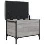 Engineered wood storage bench in gray Sonoma, measuring 62x42x45 cm. by , Benches for halls and storage - Ref: Foro24-835140,...
