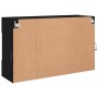 Mueble de TV de pared con luces LED negro 98,5x30x60,5 cm de , Muebles TV - Ref: Foro24-837107, Precio: 105,19 €, Descuento: %