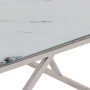 Silberner Couchtisch aus Edelstahl und gehärtetem Glas von , Couchtisch - Ref: Foro24-349947, Preis: 194,24 €, Rabatt: %