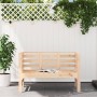 Solid pine wood garden bench 111.5x53x71 cm by , garden benches - Ref: Foro24-825135, Price: 89,47 €, Discount: %