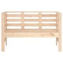 Solid pine wood garden bench 111.5x53x71 cm by , garden benches - Ref: Foro24-825135, Price: 89,47 €, Discount: %