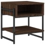 Engineered wood coffee table in brown oak, 40x40x45 cm by , Coffee table - Ref: Foro24-838967, Price: 34,27 €, Discount: %