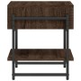 Engineered wood coffee table in brown oak, 40x40x45 cm by , Coffee table - Ref: Foro24-838967, Price: 34,27 €, Discount: %