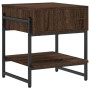 Engineered wood coffee table in brown oak, 40x40x45 cm by , Coffee table - Ref: Foro24-838967, Price: 34,27 €, Discount: %