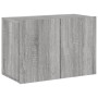Wand-TV-Möbel 6-teilig aus grauem Sonoma-Ingenieurholz von , TV-Möbel - Ref: Foro24-3216444, Preis: 189,89 €, Rabatt: %