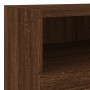 Wand-TV-Möbel 5-teilig aus braunem Eichenfurnierholz von , TV-Möbel - Ref: Foro24-3216517, Preis: 158,50 €, Rabatt: %