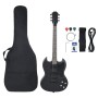 Electric guitar for beginners with black case 4/4 39" by , Guitars - Ref: Foro24-70189, Price: 165,67 €, Discount: %