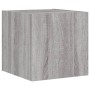 Muebles de TV de pared con luces LED 5 piezas gris Sonoma de , Muebles TV - Ref: Foro24-3216865, Precio: 171,35 €, Descuento: %